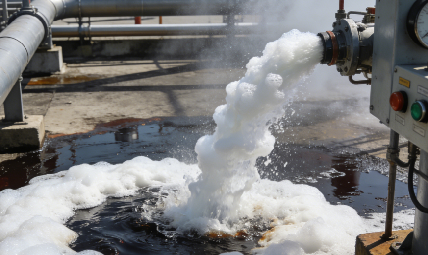 泡沫灭火系统：油类与可燃液体区域的“专用克星”