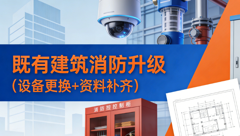 改造项目：既有建筑消防升级（设备更换+资料补齐）